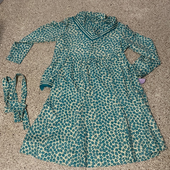 Vintage 1970 3 piece skirt, top, and hair sash - Picture 2 of 5